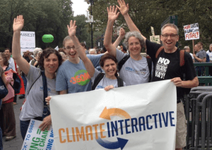 CI team at the peoples climate march