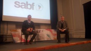 ITBA Rector, Jose Luis Roces (right) and Marcos Peña (left), Argentina’s Chief of the Cabinet of Ministers during the South American Business Forum - SABF 